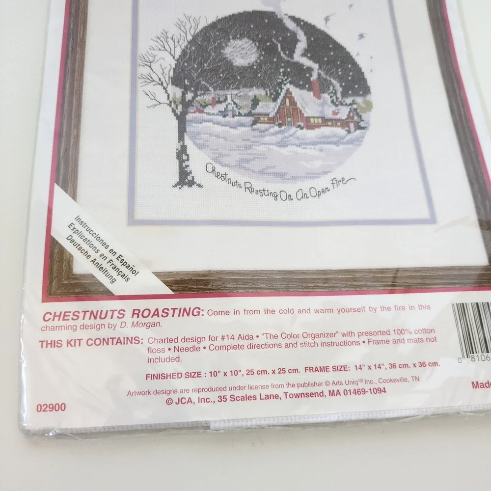 Needle Treasures Counted Cross Stitch Kit Chestnuts Roasting 02900 Christmas New